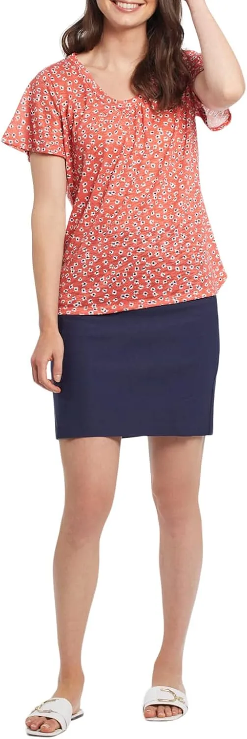 Tribal Women's Pull on Flatten It Tummy Control Skort with Century Stretch