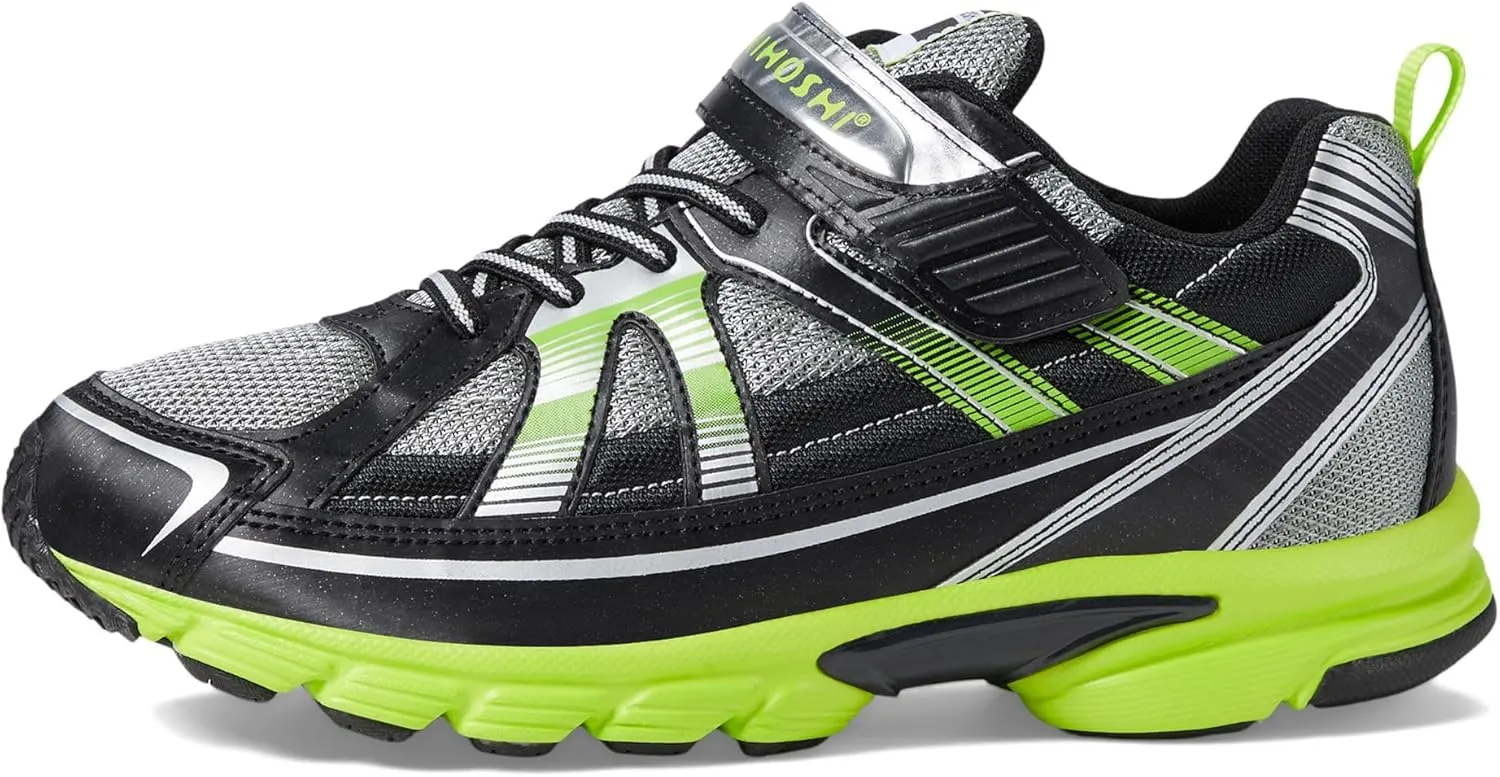 TSUKIHOSHI Storm Kids Shoes - Strap-Closure Machine-Washable Kids Sneakers with Wide Toe Box and Slip-Resistant, Non-Marking Outsoles