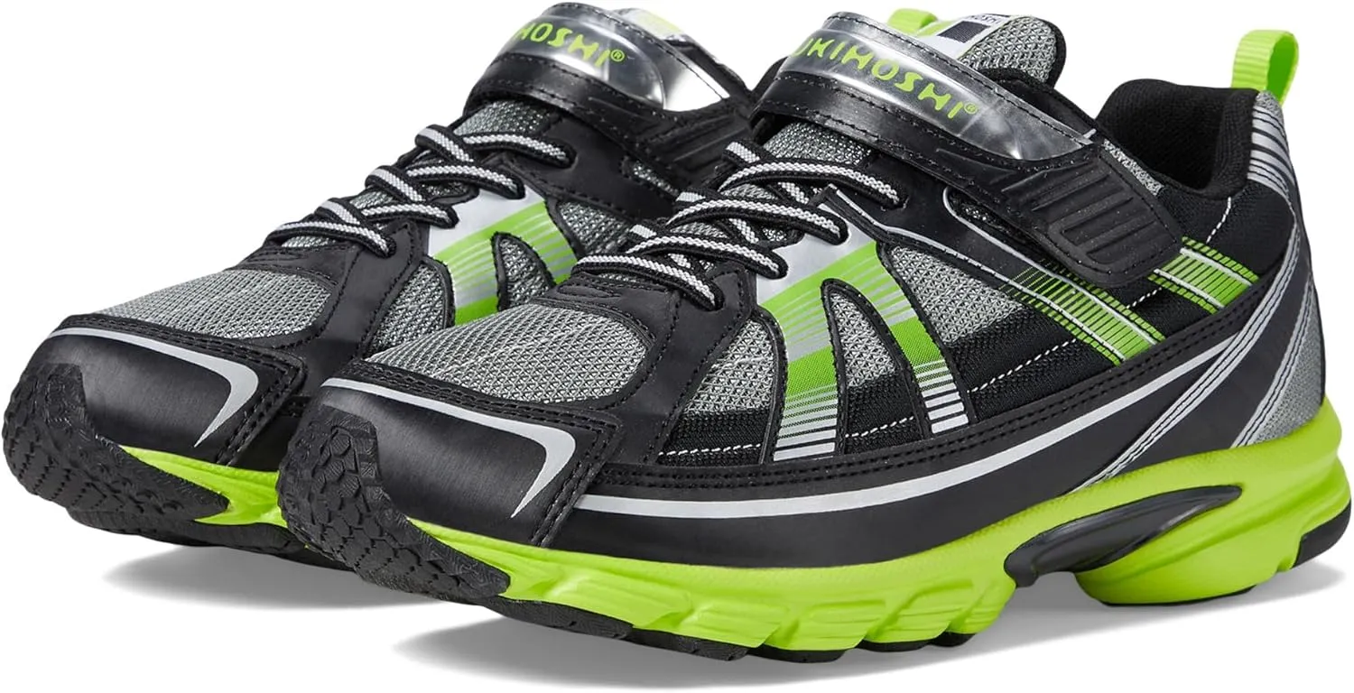 TSUKIHOSHI Storm Kids Shoes - Strap-Closure Machine-Washable Kids Sneakers with Wide Toe Box and Slip-Resistant, Non-Marking Outsoles