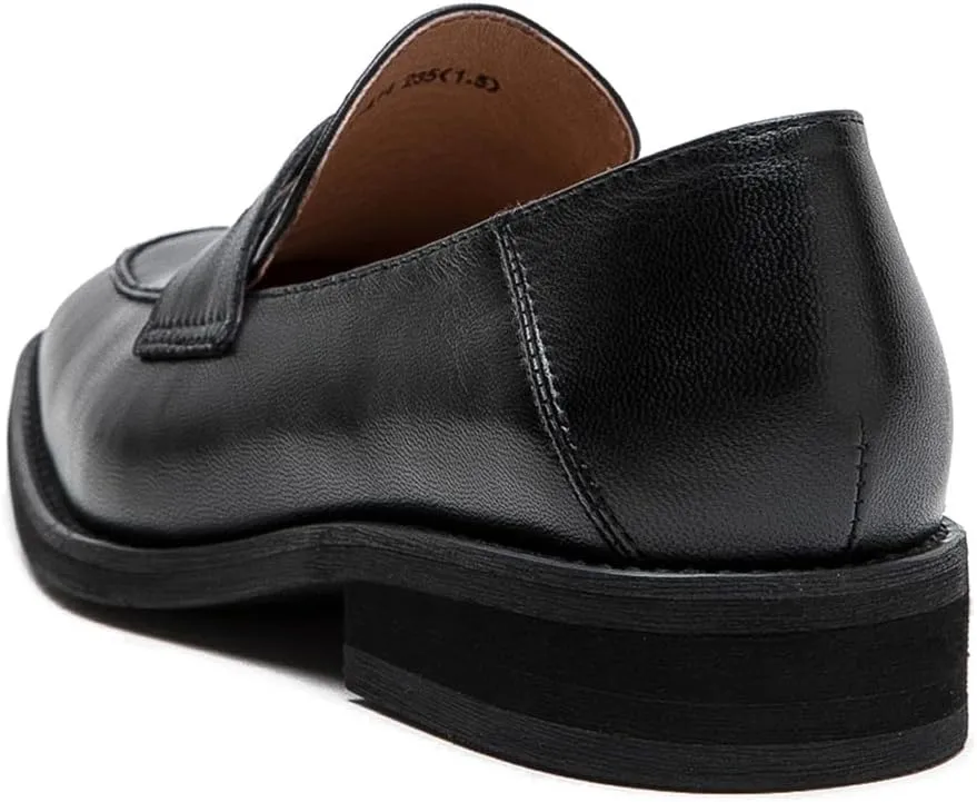 U-lite Women’s Sheepskin Leather Slip-On Loafers - Soft, Comfortable, and Lightweight Shoes with Collapsible Heel