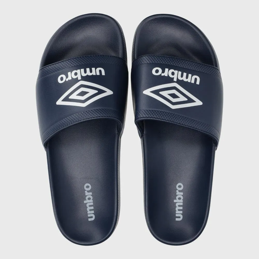 Umbro Mens Comfort Slide Blue/White _ 182059 _ Blue