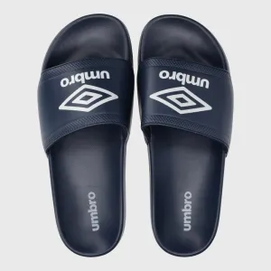 Umbro Mens Comfort Slide Blue/White _ 182059 _ Blue