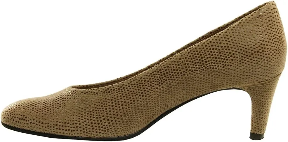 VANELi Womens Dayle Glitter Round Toe Block Pumps Dress Casual Low Heel 1-2" - Blue