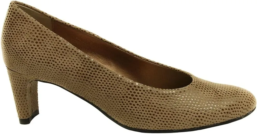 VANELi Womens Dayle Glitter Round Toe Block Pumps Dress Casual Low Heel 1-2" - Blue