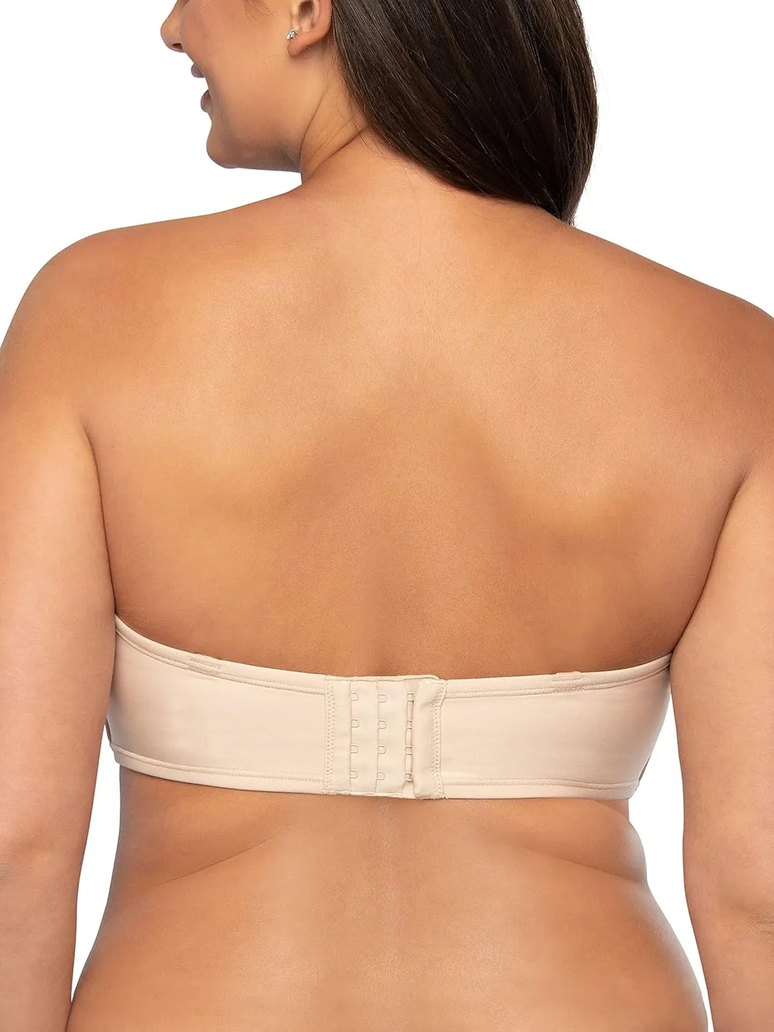 Vanity Fair Women's Beauty Back Smoothing Strapless Bra, 4-Way Stretch Fabric, Lightly Lined Cups Up to H