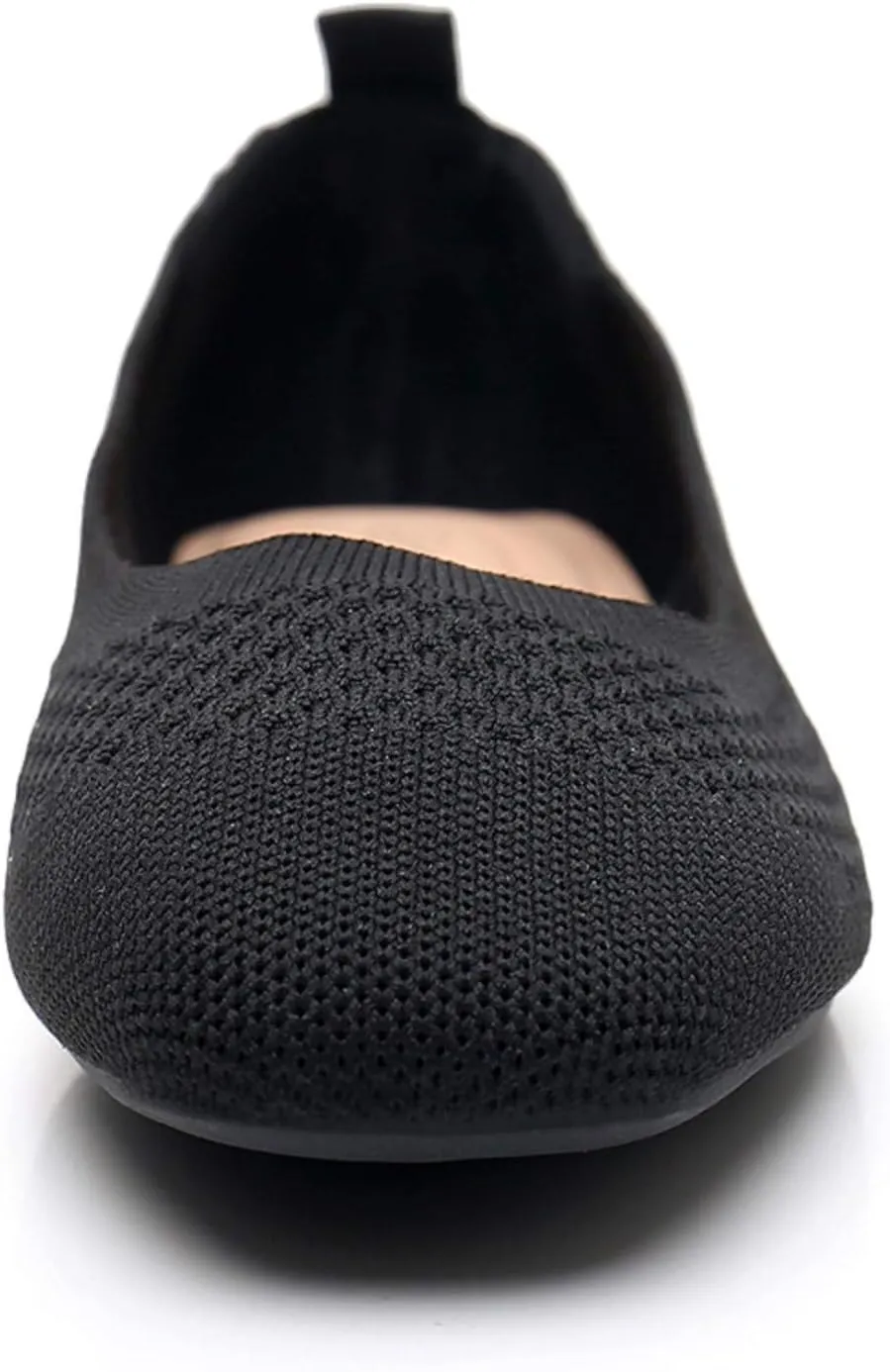 VenusCelia Women's Flexible Knit Flat Shoe
