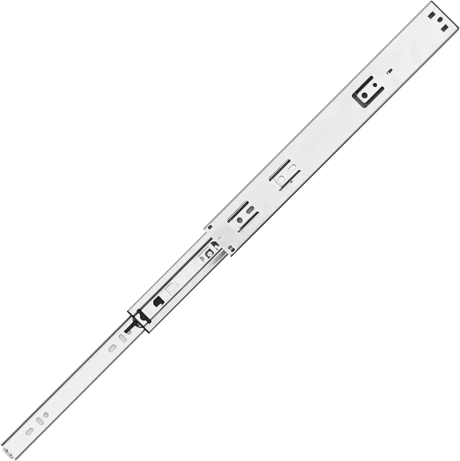 VEVOR 10 Pairs 20 Inch Soft Close Drawer Slides 14 16 18 20 22 24 Inch Heavy Duty Side Mount Rails,Ball Bearing Full Extension Noiseless Dresser Drawer Slides, 100 Lbs Load Capacity
