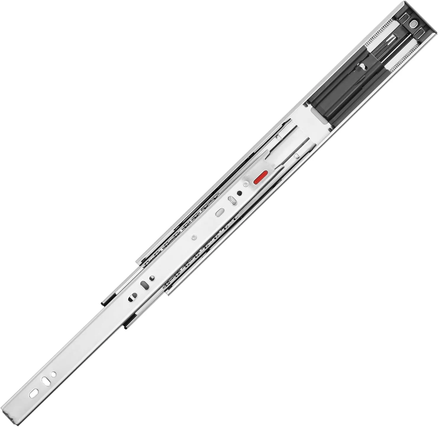 VEVOR 10 Pairs 20 Inch Soft Close Drawer Slides 14 16 18 20 22 24 Inch Heavy Duty Side Mount Rails,Ball Bearing Full Extension Noiseless Dresser Drawer Slides, 100 Lbs Load Capacity