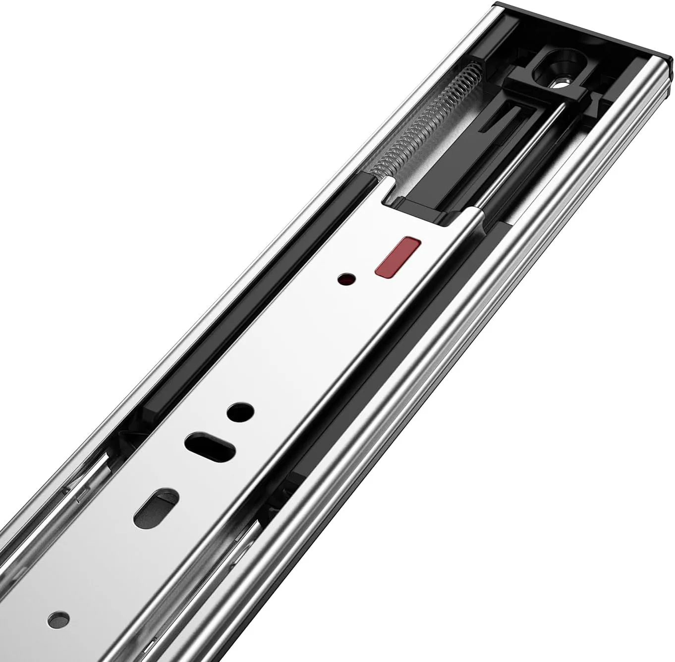VEVOR 10 Pairs 20 Inch Soft Close Drawer Slides 14 16 18 20 22 24 Inch Heavy Duty Side Mount Rails,Ball Bearing Full Extension Noiseless Dresser Drawer Slides, 100 Lbs Load Capacity