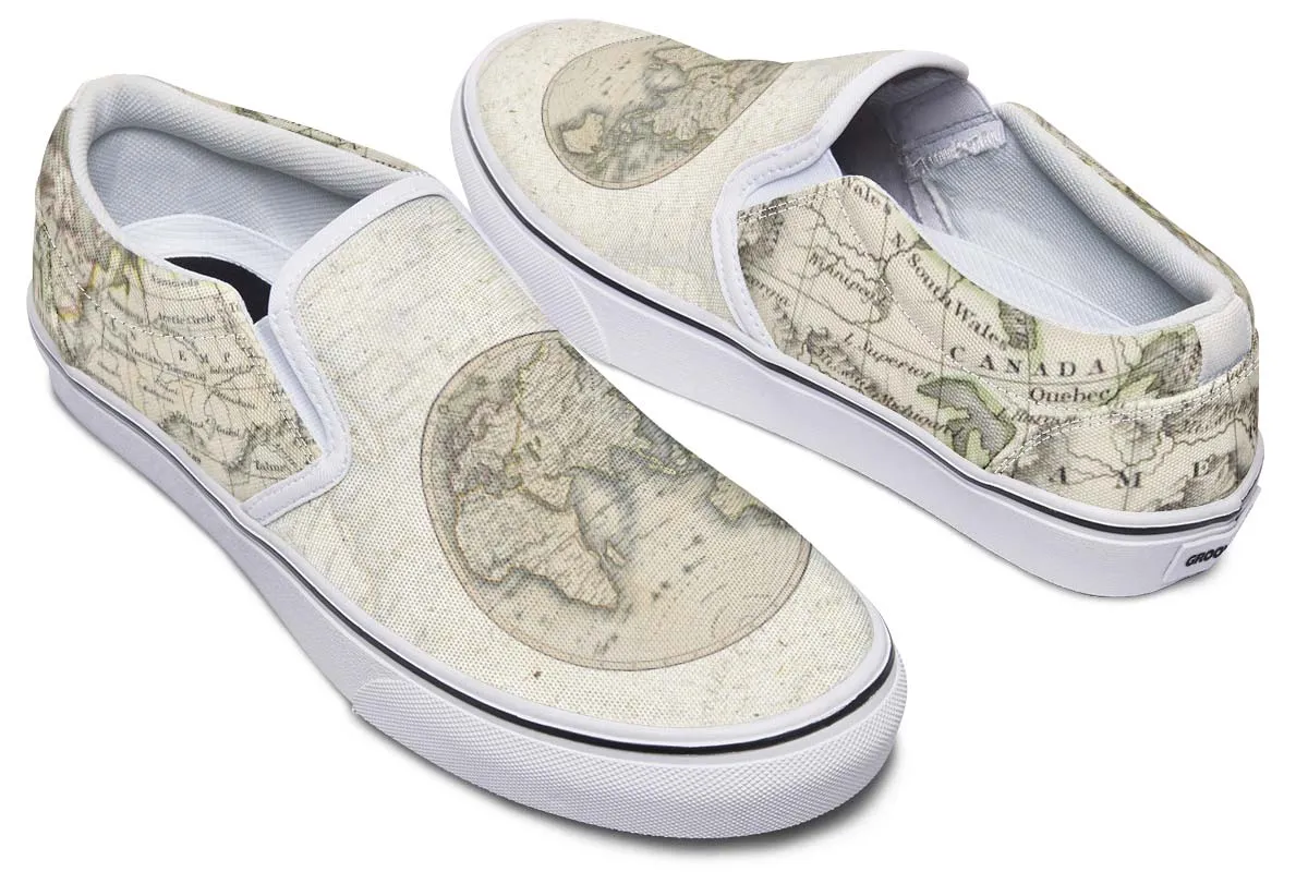 Vintage Hemisphere Slip-On Shoes