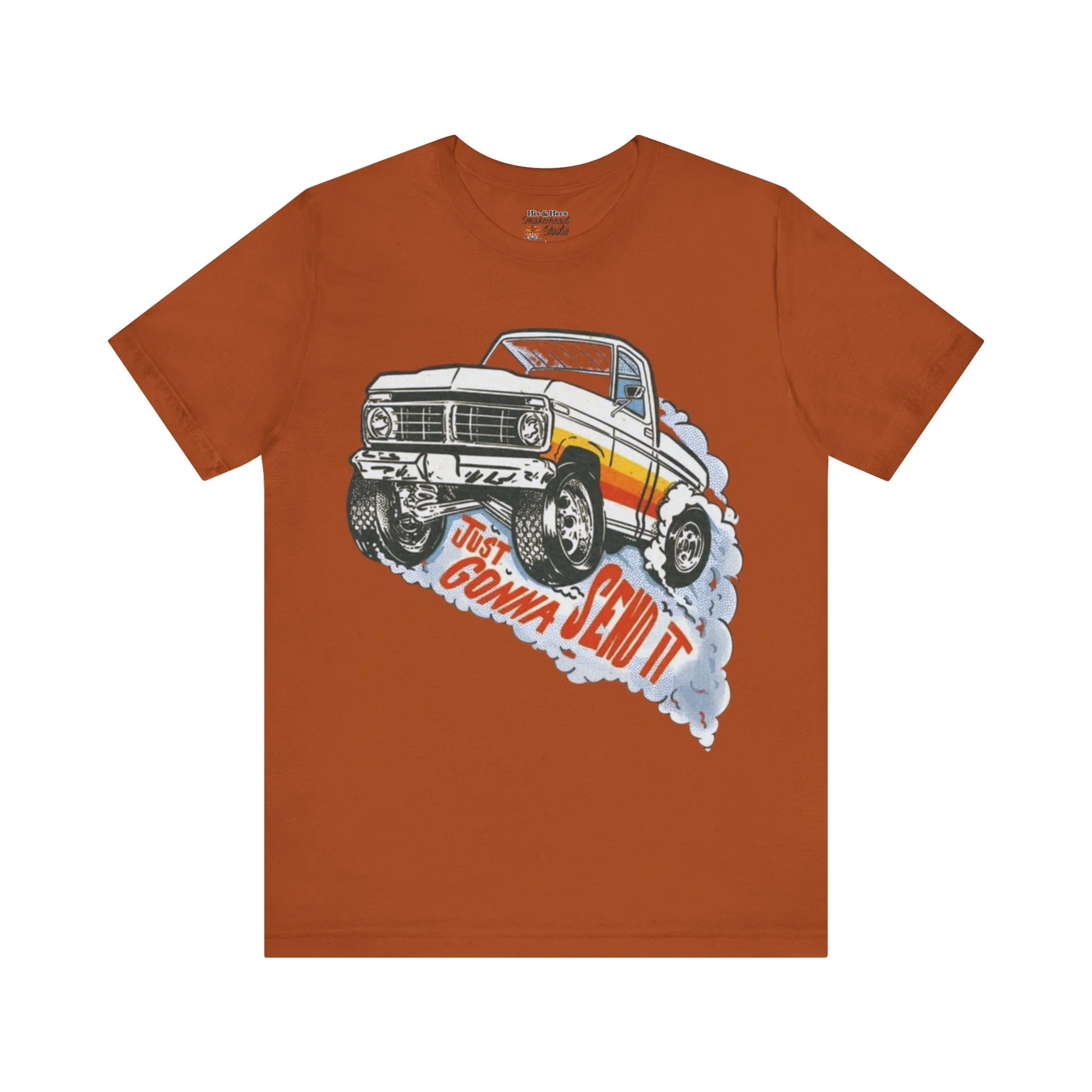 Vintage Just Gonna Send It Monster Truck Tee | Sneaker Match for Nike Daybreak