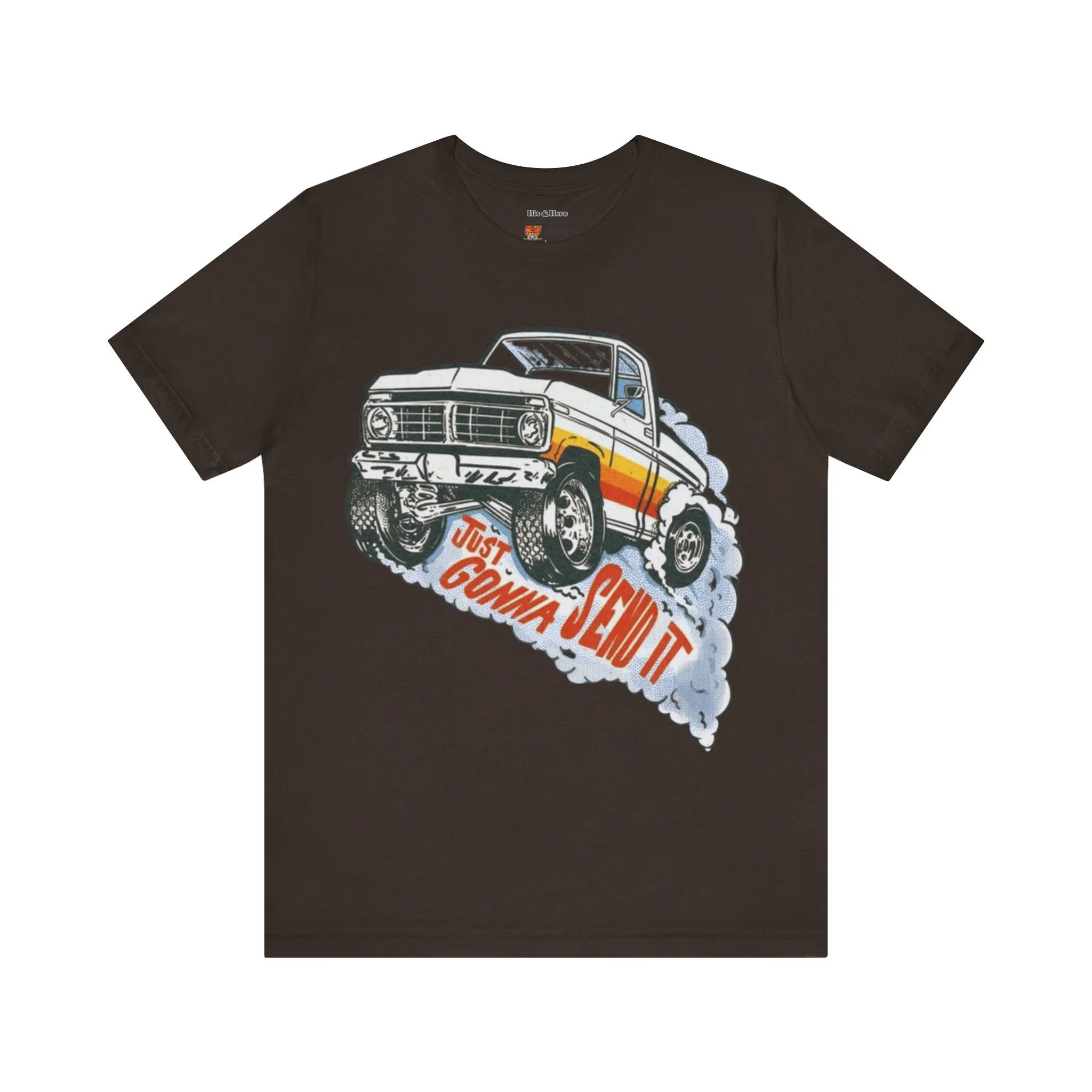 Vintage Just Gonna Send It Monster Truck Tee | Sneaker Match for Nike Daybreak