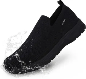 Waterproof Shoes for Men Slip on Non Slip Work Shoes Mens Chef Kitchen Restaurant Shoe Slip Resistant Food Service Rain Shoes Walking Sneakers Lightweight Breathable