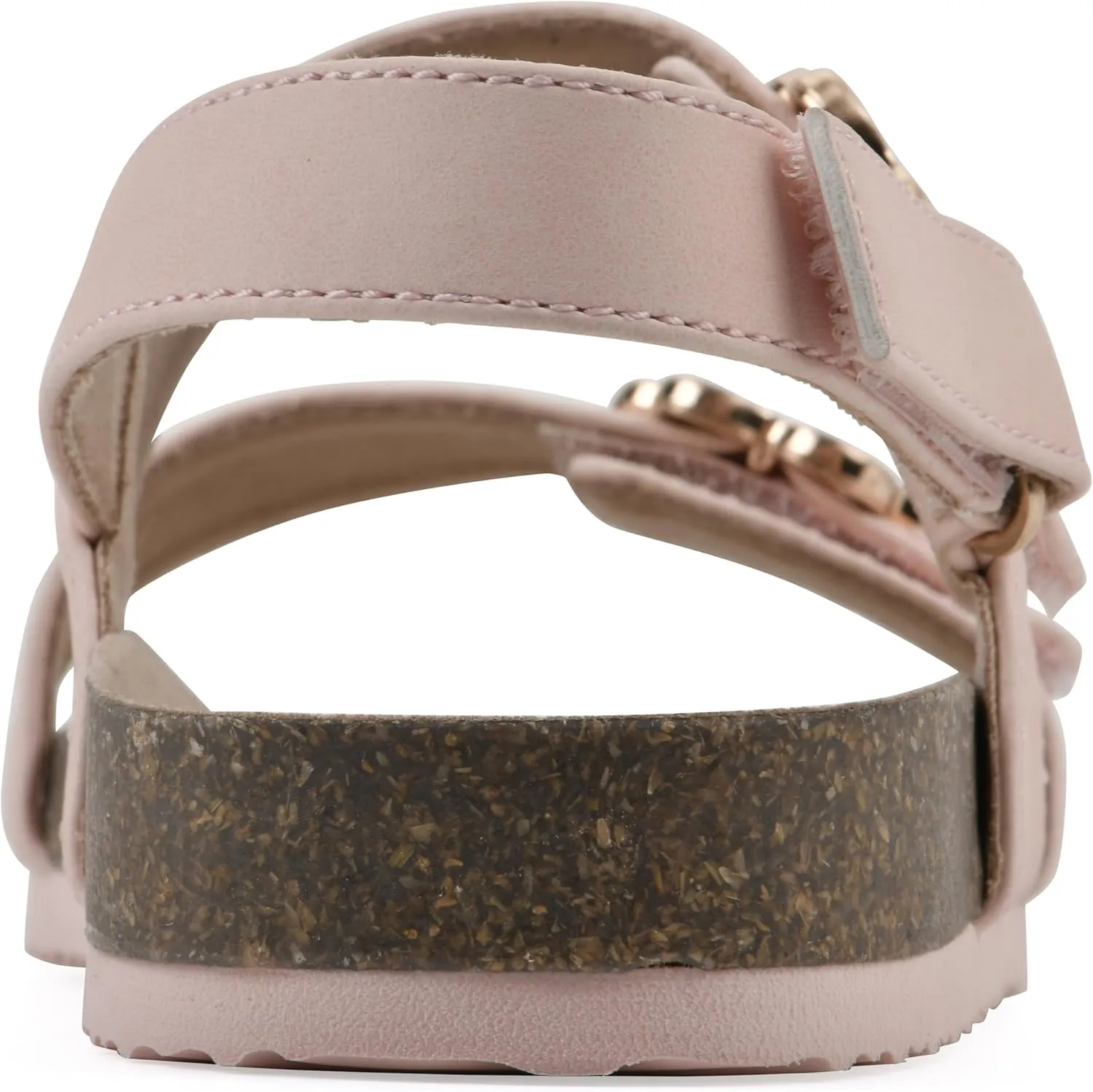 White Mountain Kids Girls' Gingham Floral Buckle Sandal