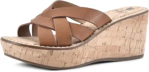 WHITE MOUNTAIN Women's Samwell Platform Wedge Sandal