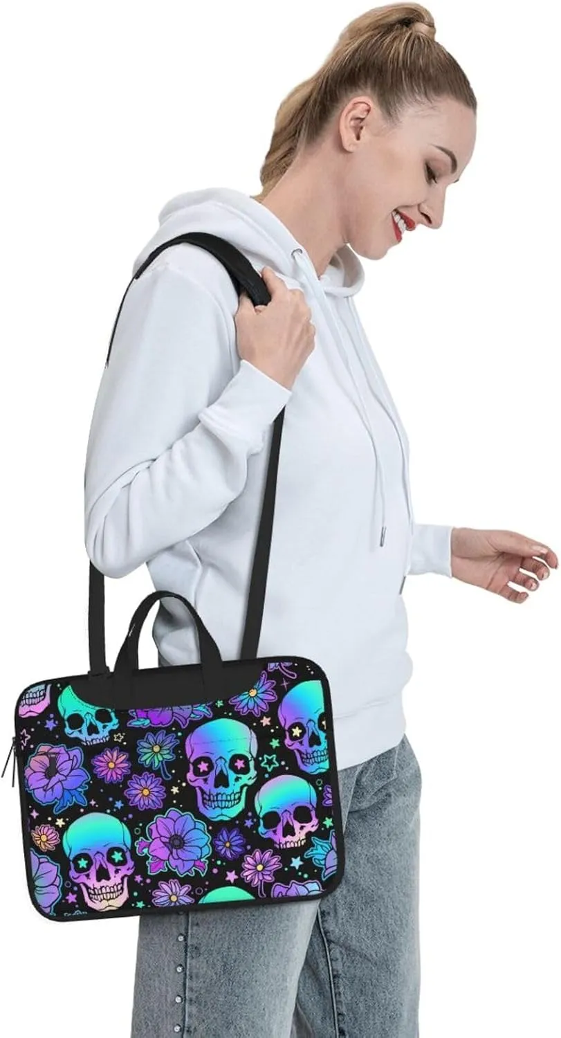 Witchcraft Cat Stars Laptop Bag Classic Slim Briefcase Messenger Bag, Spacious, Ergonomic