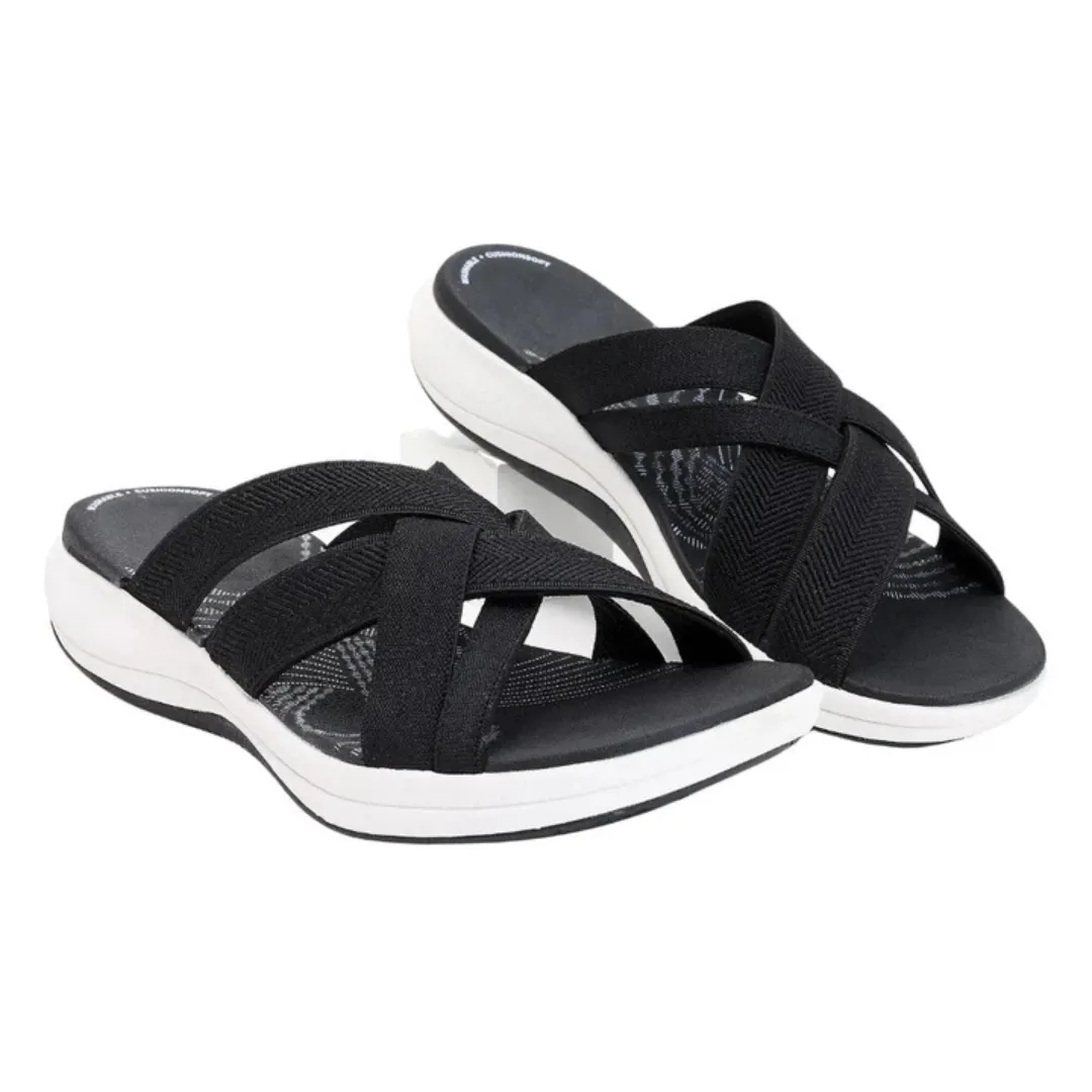 Women's Crisscross Slide Sandals | Comfortable
