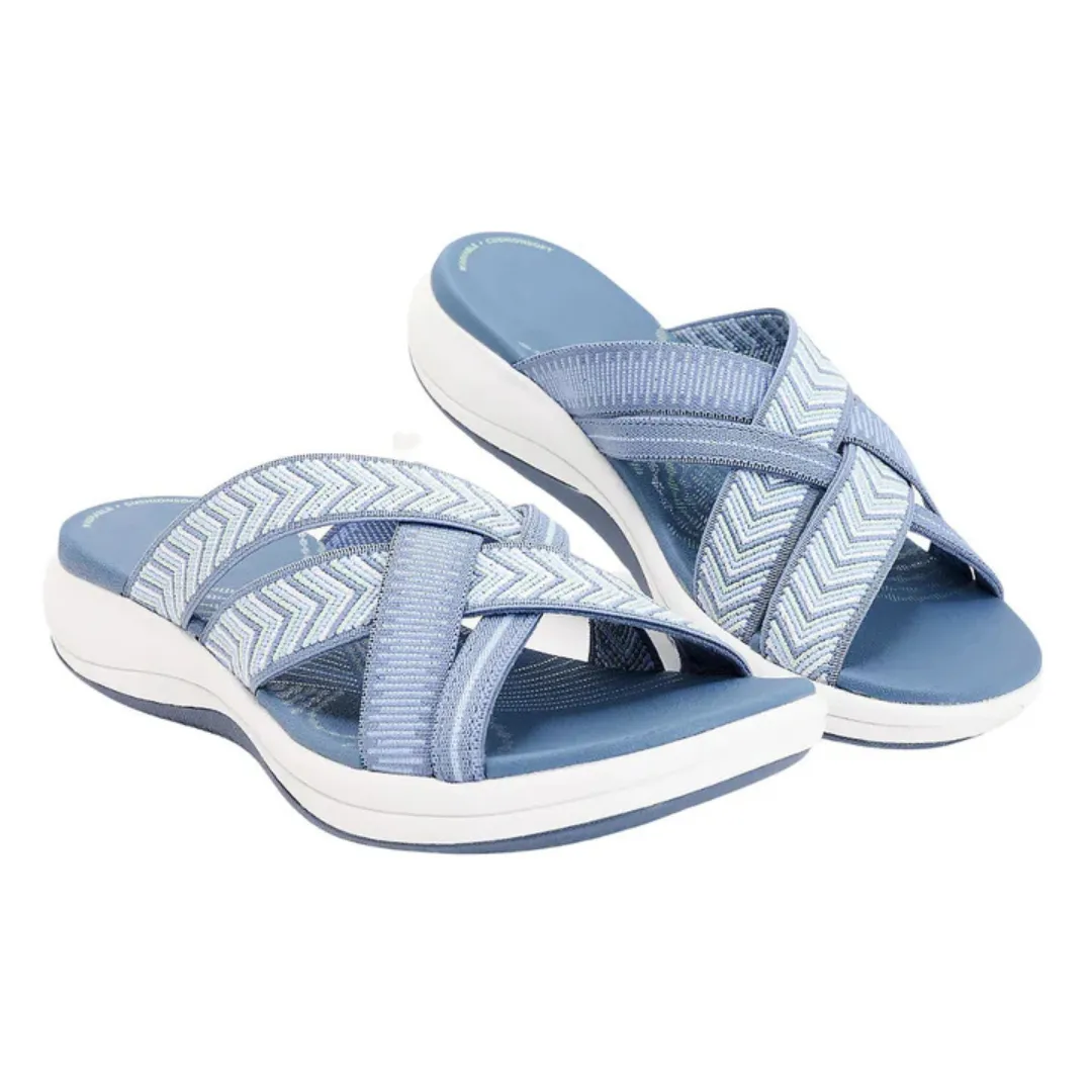 Women's Crisscross Slide Sandals | Comfortable