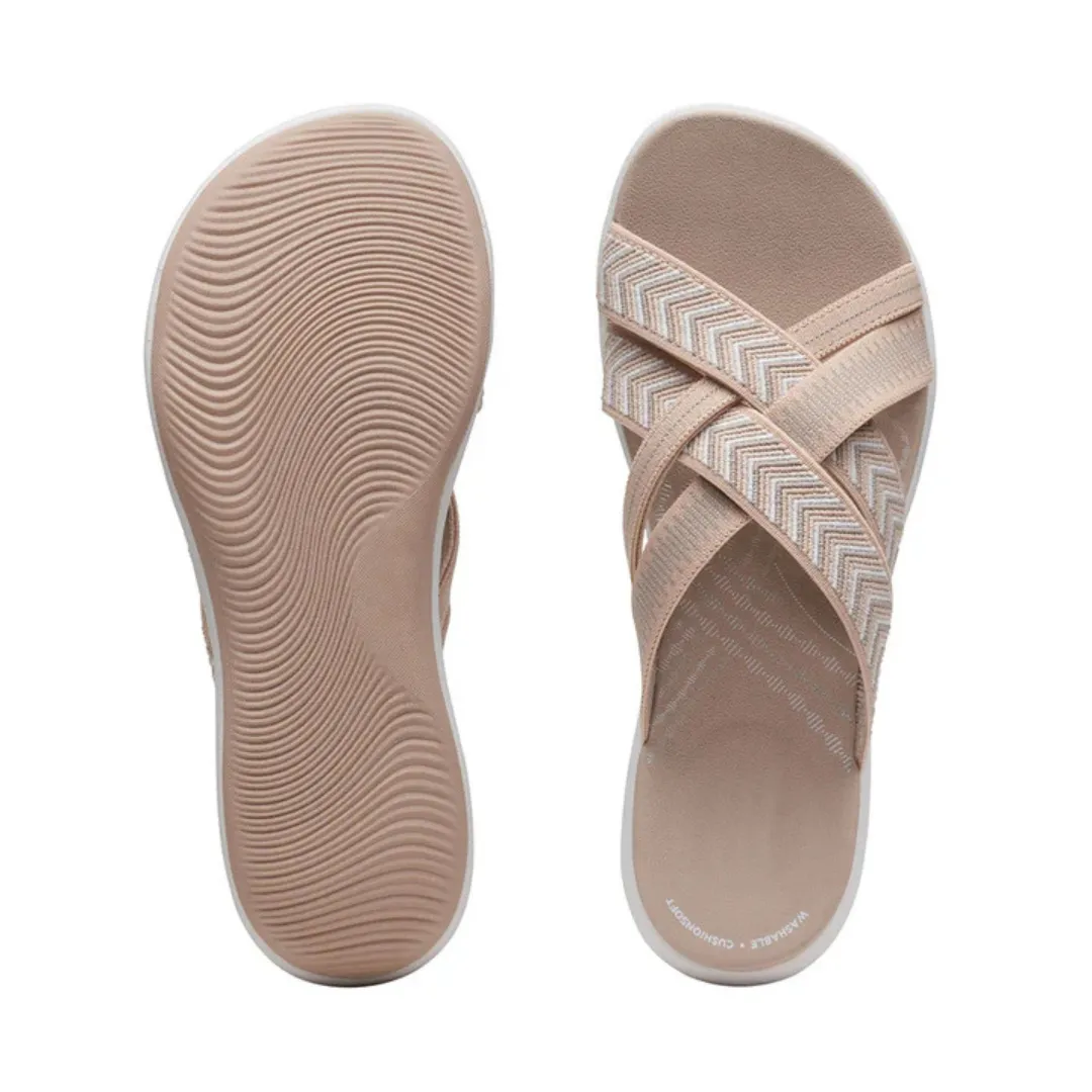 Women's Crisscross Slide Sandals | Comfortable