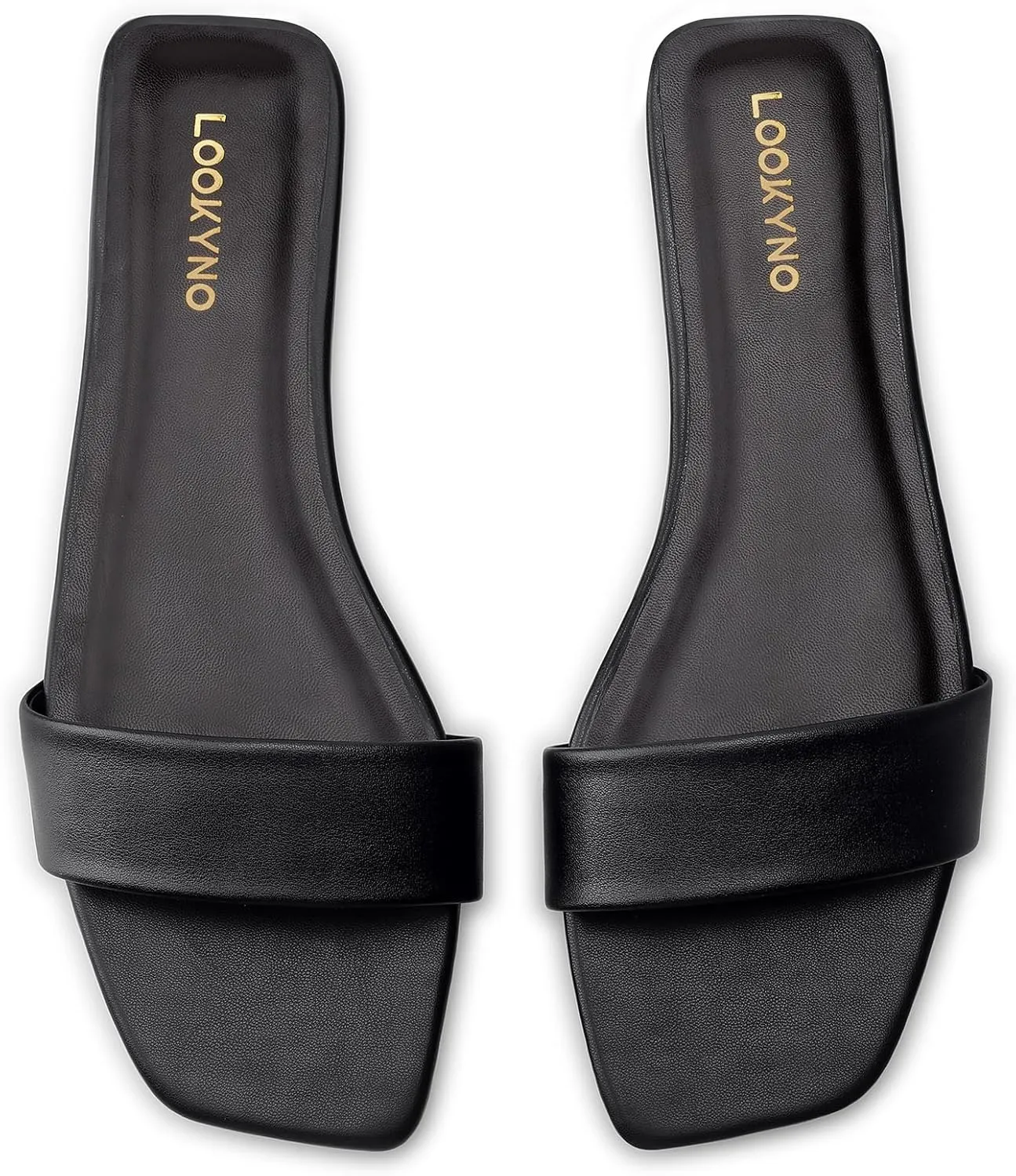 Women's Flat Sandals Square Fashion Basic Sandals Slides Comfortable Slip On Summer for Slippers Casual Peep Toe Beach