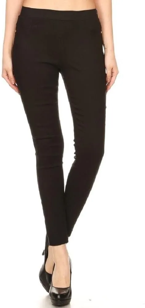 Women's Jeggings & Capris High Waist Pull-On Jean Style Stretch Skinny Capri Pants