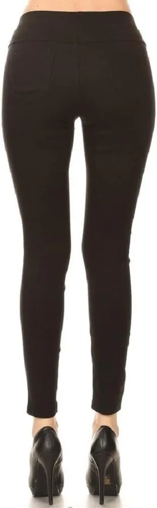 Women's Jeggings & Capris High Waist Pull-On Jean Style Stretch Skinny Capri Pants