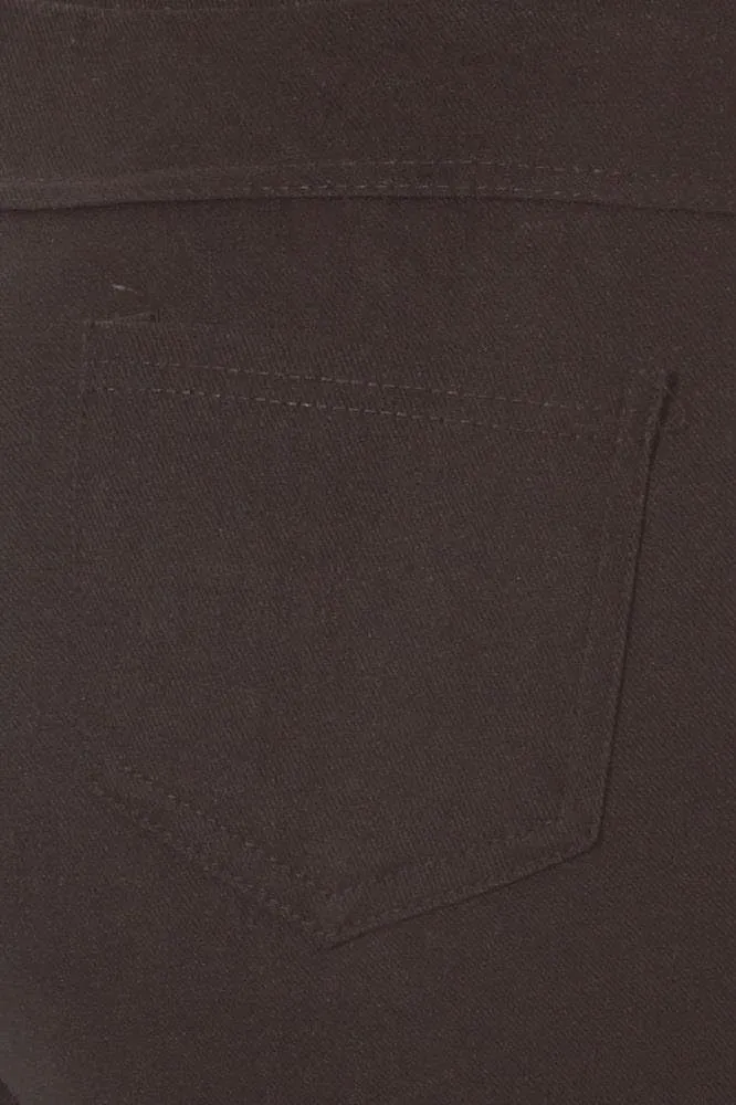 Women's Jeggings & Capris High Waist Pull-On Jean Style Stretch Skinny Capri Pants