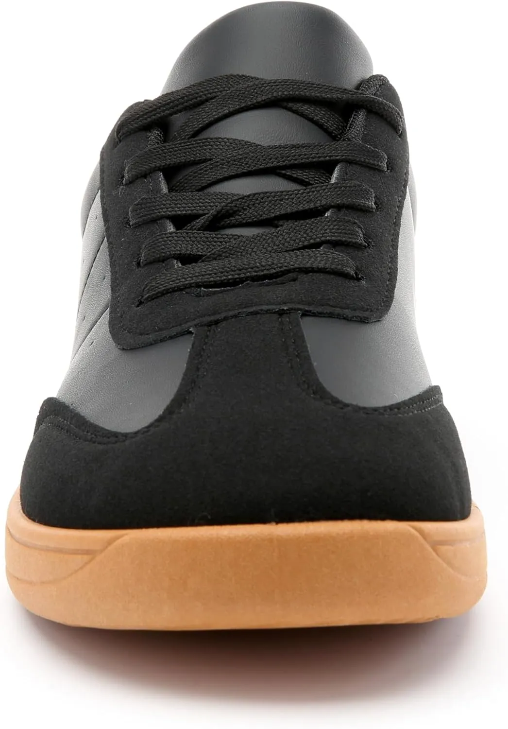 Women's Men's Classic Leather Sneakers Comfy Breathable Casual Walking Shoes Fashion Soft Lace-up Sneaker