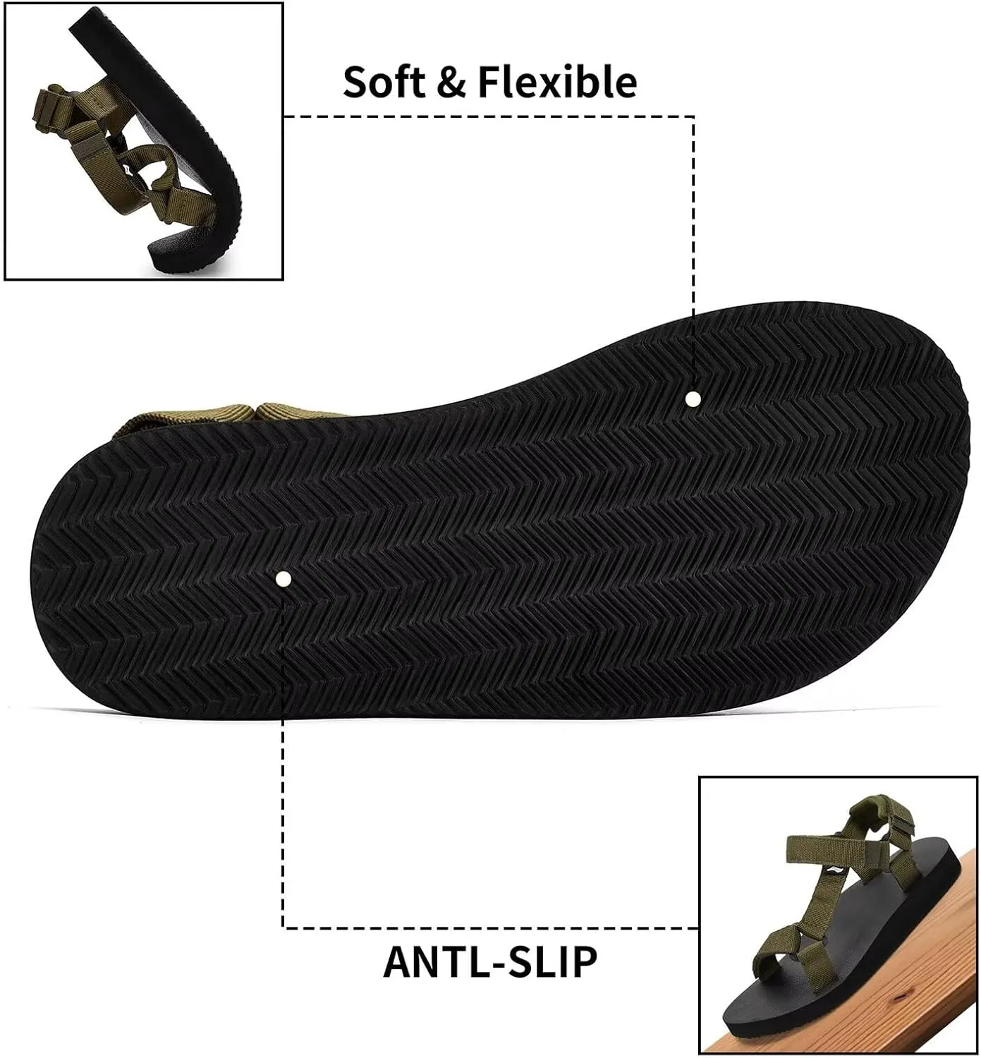 Women's Original Sport Sandals Hiking Sandals with Arch Support Yoga Mat Insole Light Weight Outdoor Water Shoes