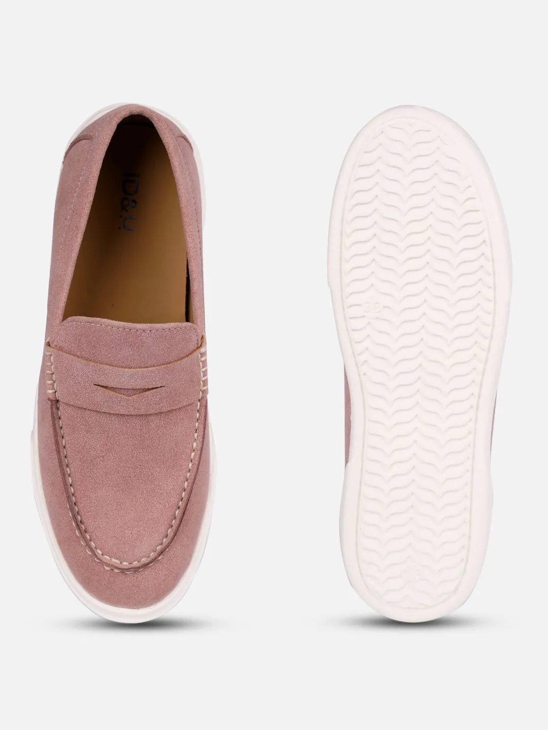 Women's Pink Casual Slip On (IU1017)
