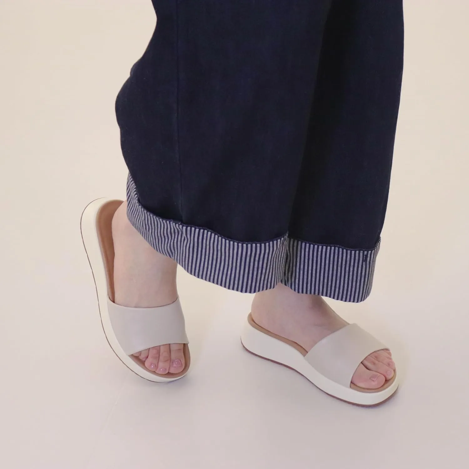 Womens Sandals Platform Classic Faux Leather Comfortable Slide for Summer Size 6-11