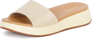 Womens Sandals Platform Classic Faux Leather Comfortable Slide for Summer Size 6-11