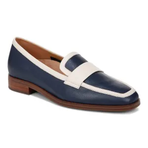 Women's Sellah Ii Leather Loafer In Navy With Carmel