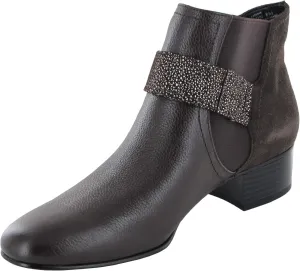 Womens Sharon Ankle Boot Shoes, Brown, US 7