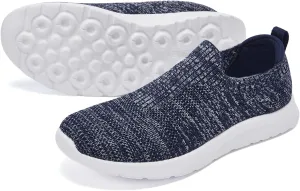 Women's Slip On Shoes, Stretch Knit Walking Shoes, Comfort Sneaker for Work, Travel, Commute
