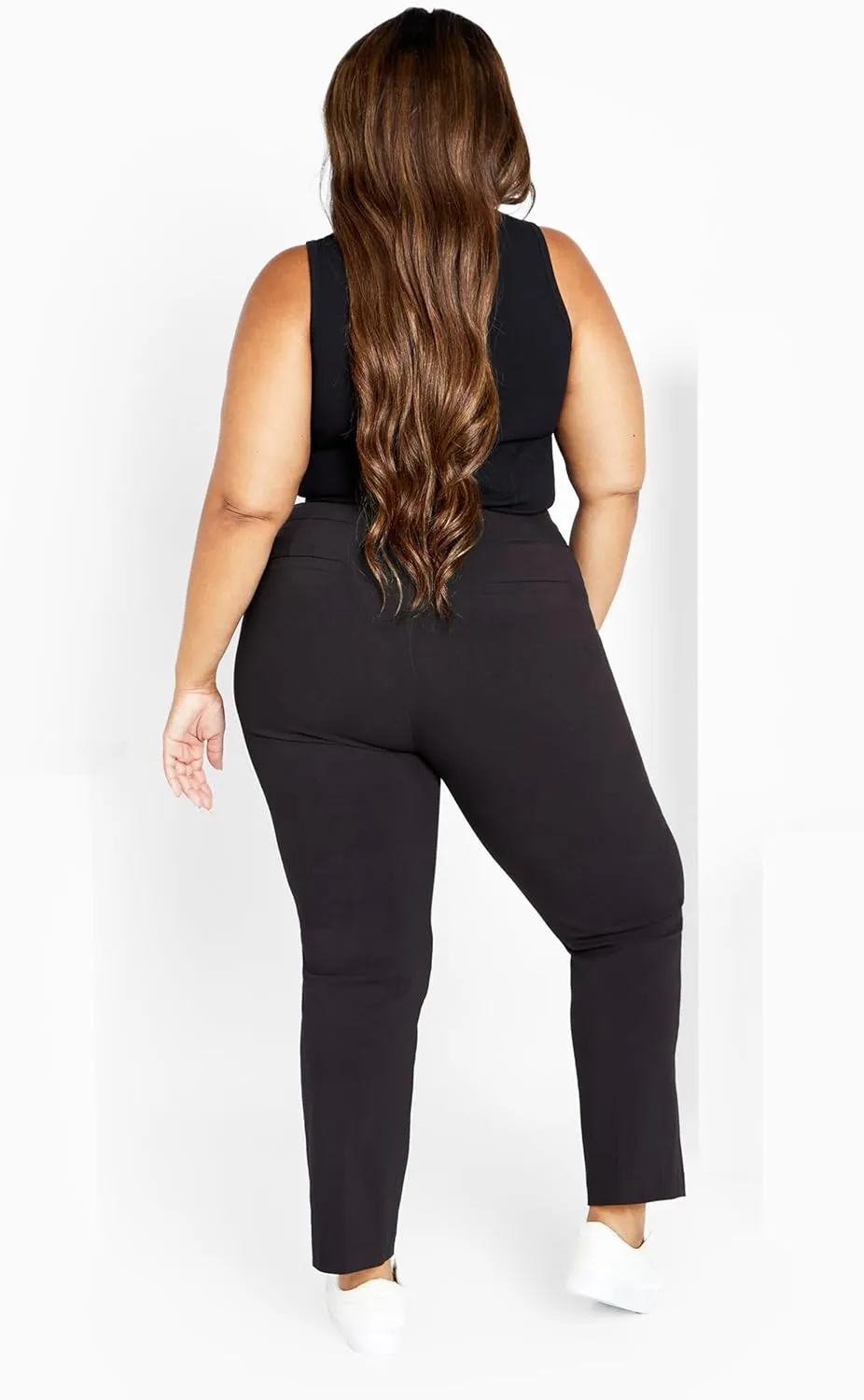 Women's Super Stretch Zip Pant Black