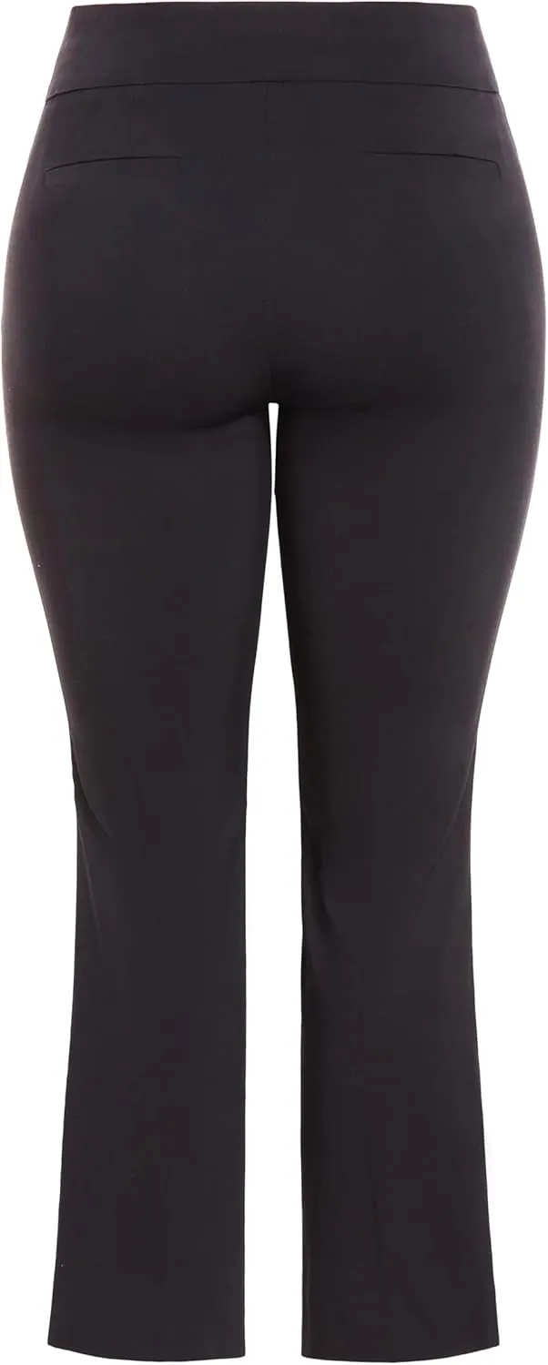 Women's Super Stretch Zip Pant Black