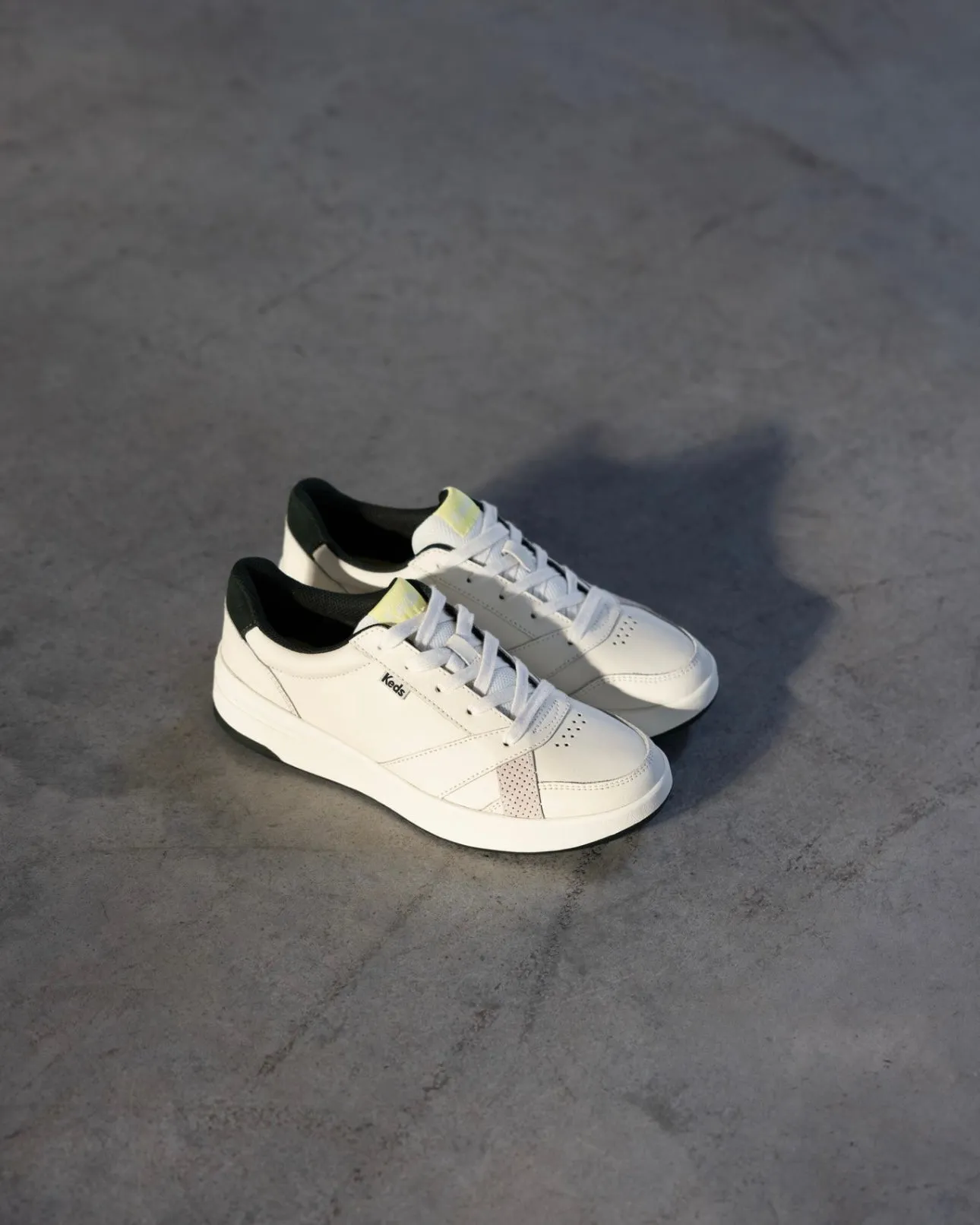Women's The Court Leather - Off White/Green
