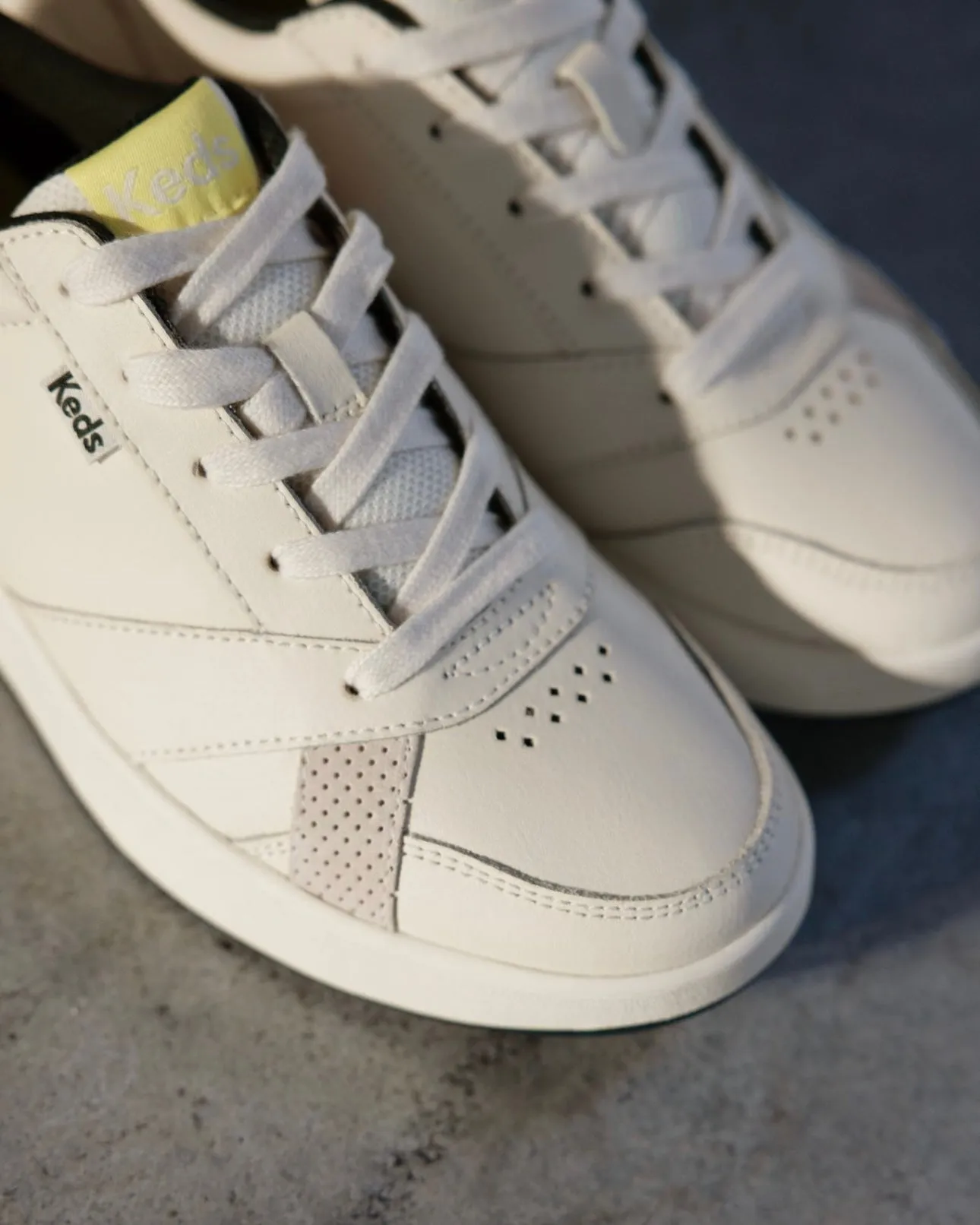 Women's The Court Leather - Off White/Green