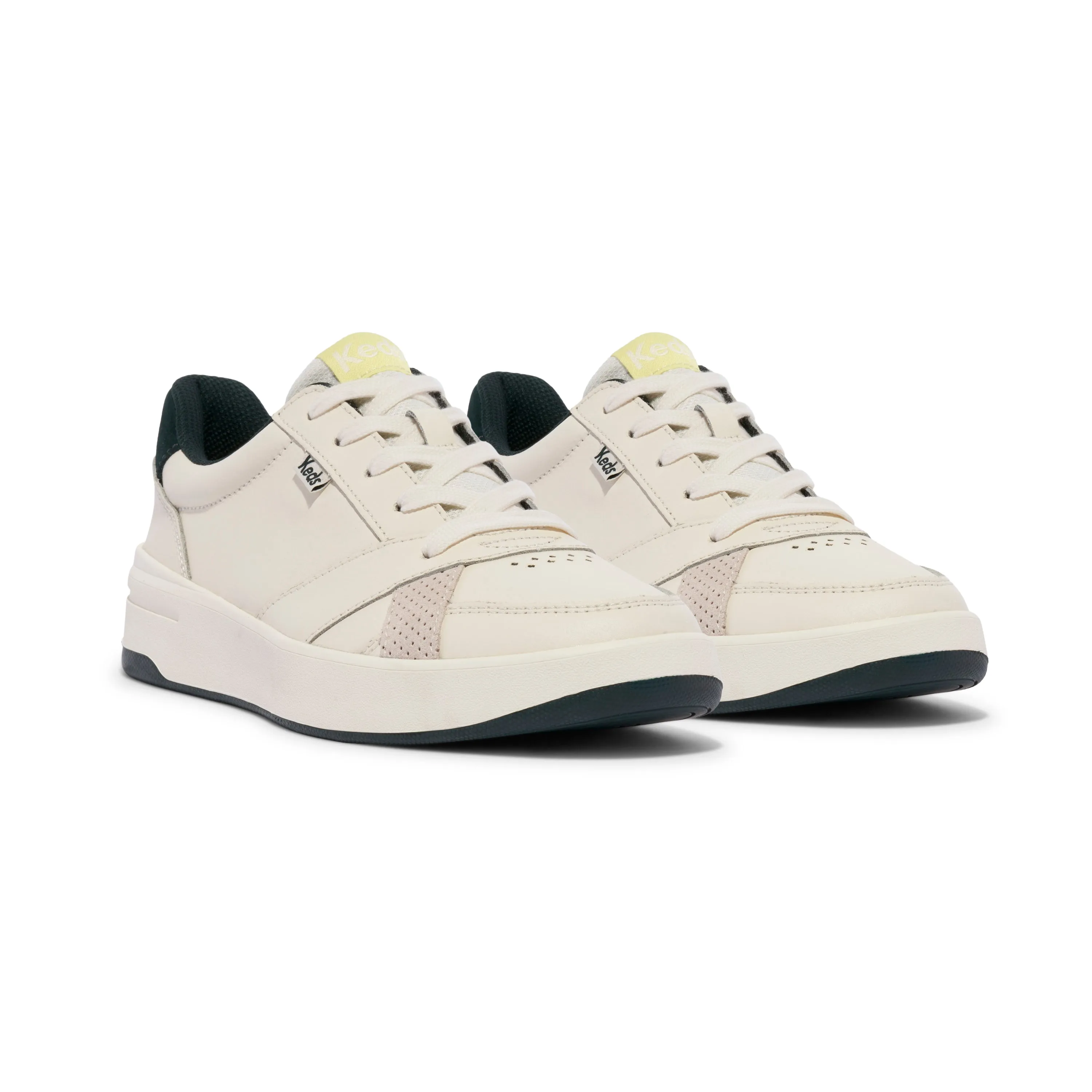 Women's The Court Leather - Off White/Green
