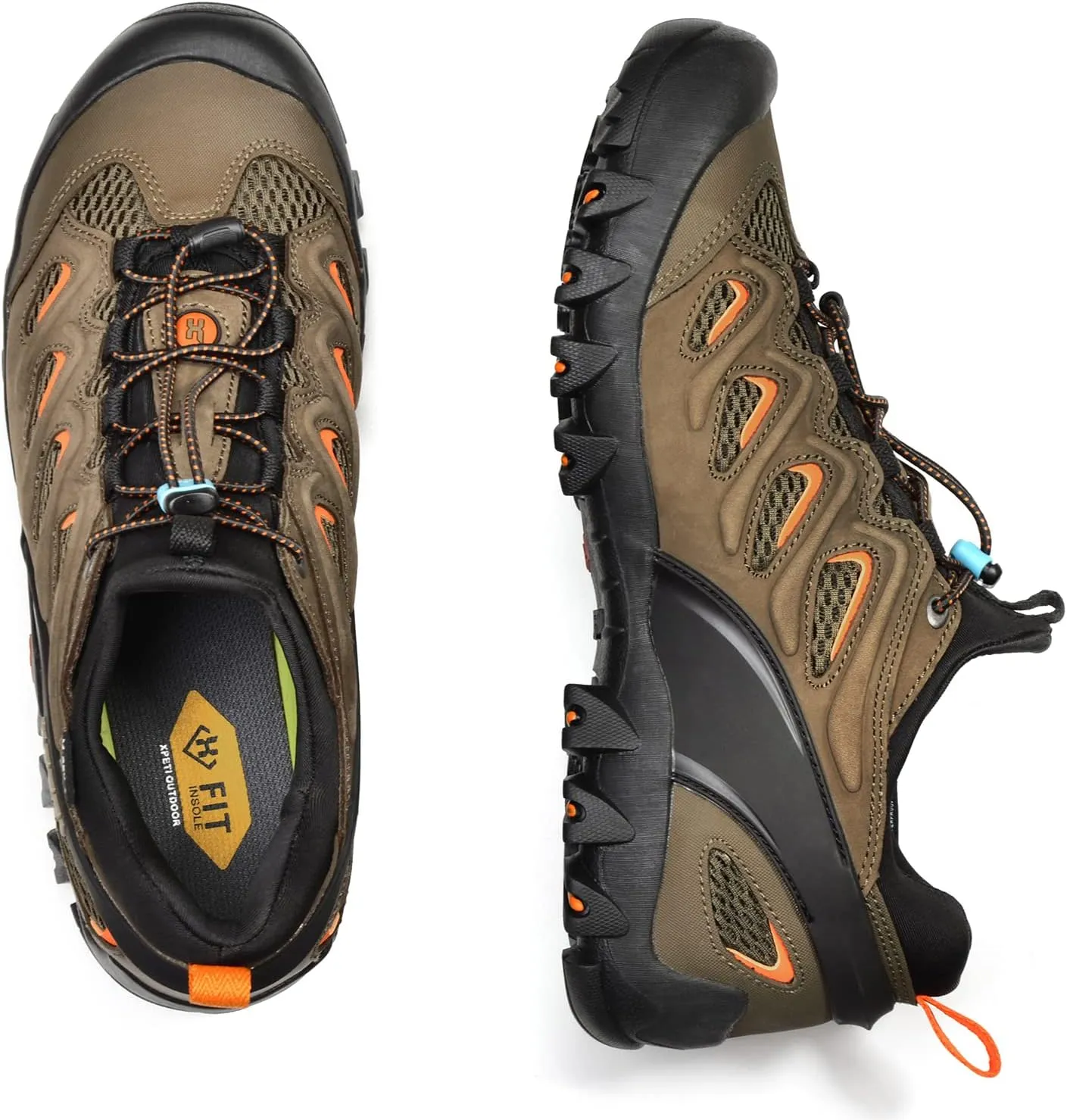 XPETI Men’s Pathfinder Low Stretch Waterproof Hiking Shoes