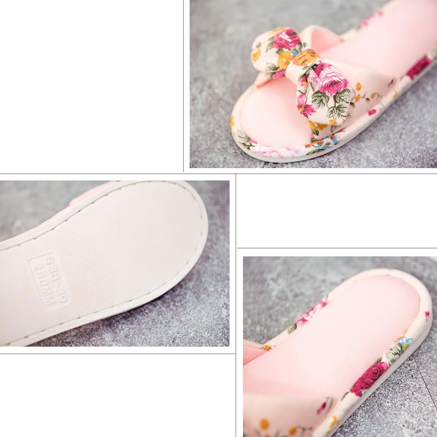 xsby Unisex Cute Soft Sole Indoor Bedroom Slippers Beautiful Comfort Four Season Slipper