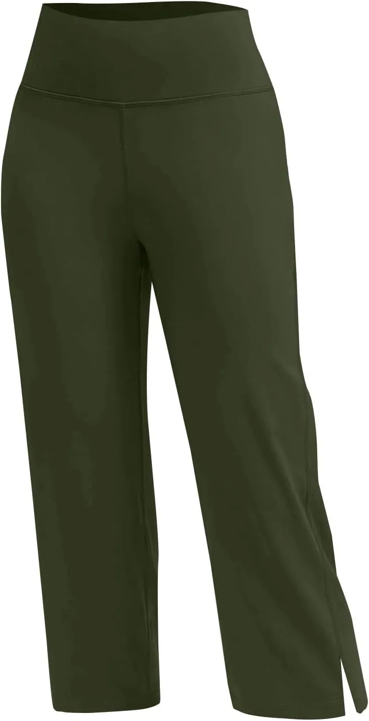 Yoga Capris for Women Pockets Stretch High Waisted Tummy Control Workout Capri Leggings Summer Dressy Cropped Pants