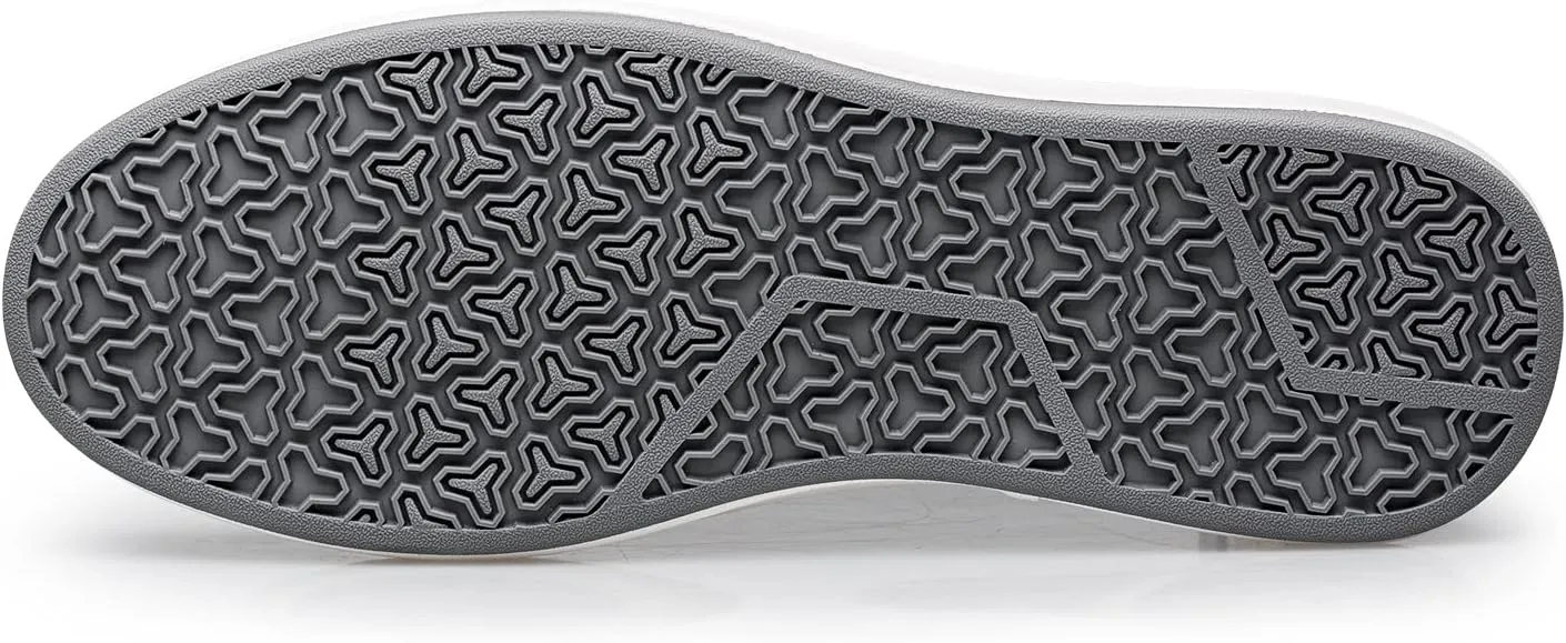 ZRO Men's Slip On Stylish Casual Fashion Leather Sneakers
